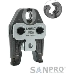 Sanpro, Zange, Pressbacke M35 z.B. zum Pressen von Edelstahl-Fittings und Rohren