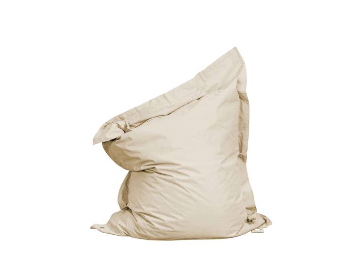 Oviala - Pouf extérieur XL imperméable coussin géant 140x120 cm