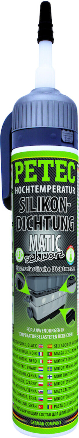 PETEC Silikondichtung 200 ml schwarz (97720)