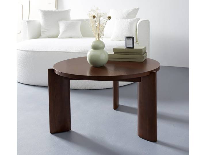 LeGer Home by Lena Gercke Couchtisch Gelsa, Vielseitig einsetzbar, gefertigt aus edlem Eschenholz, Breite 85 cm