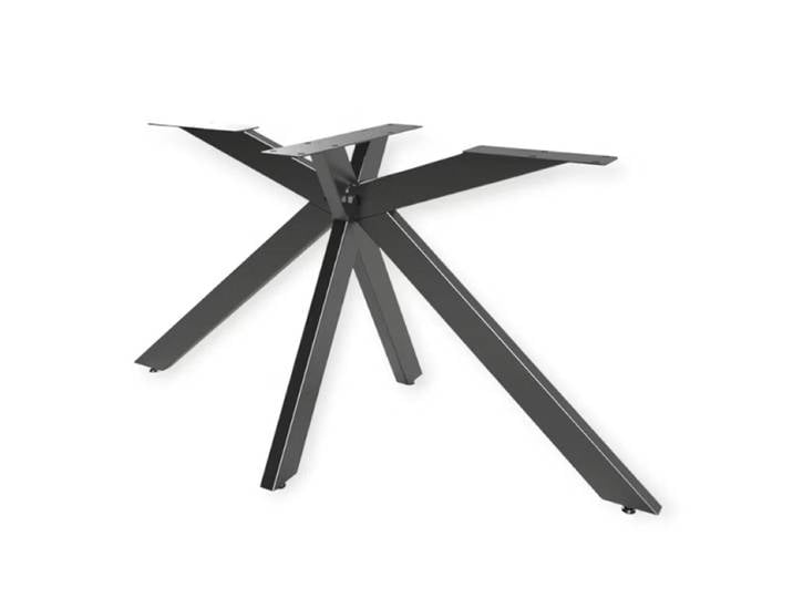 Tischgestell aus Metall Spider-Form schwarz