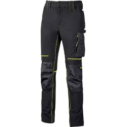 Stretch Bundhose "ATOM SHORT" Performance - S (DE size: XS) - black carbon