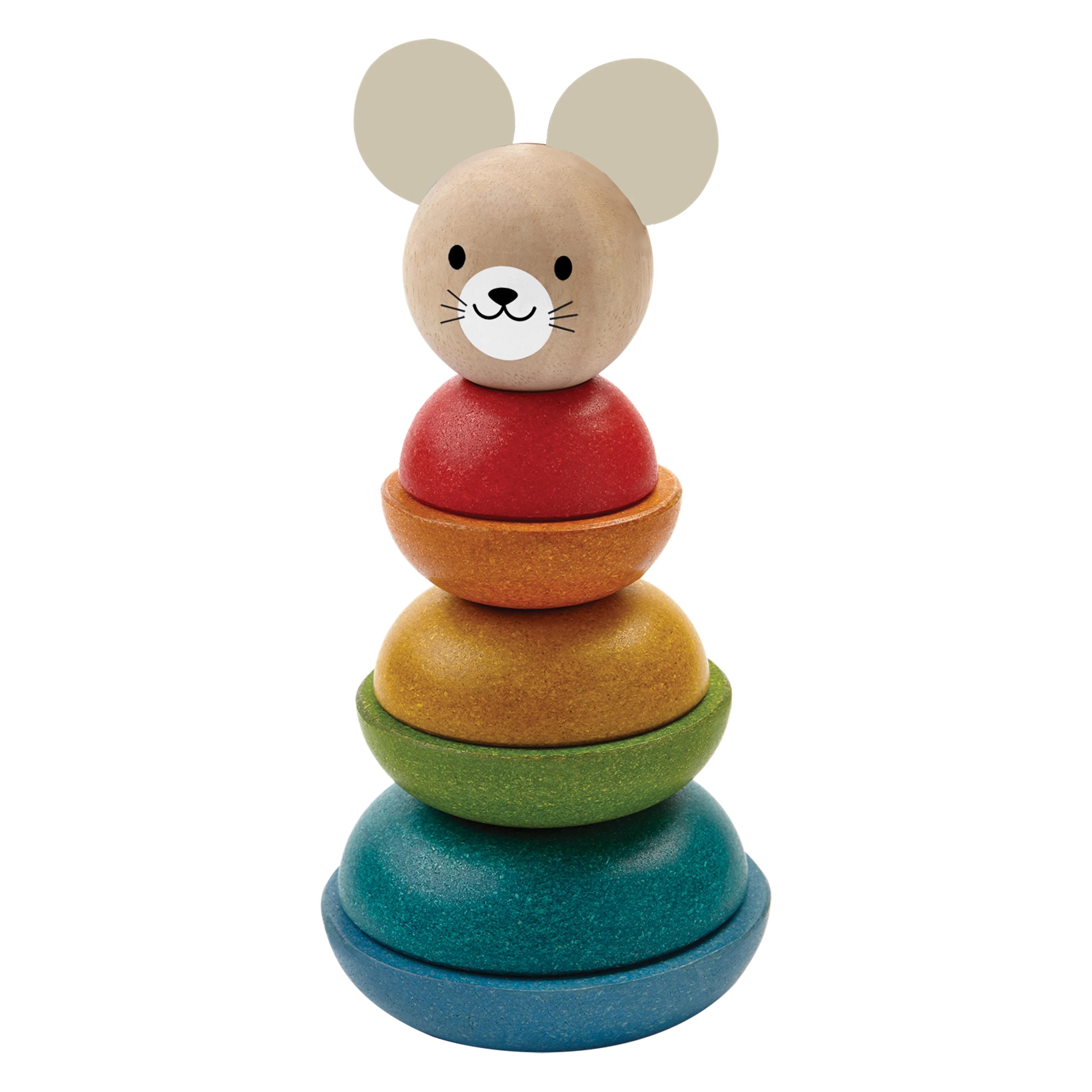 Plantoys Ring-Sortierturm Maus (PLTO-5681)