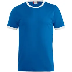 CLIQUE Nome T-Shirt 5500 - royalblau/weiss XS