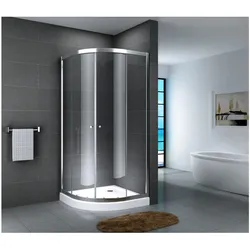 Fa-Bausysteme Glasdusche Fulda Klarglas 90 x 90 cm ohne Wanne