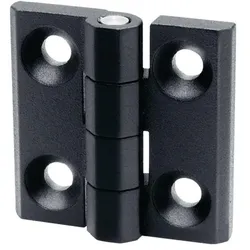 Ganter, Scharnier, Scharnier GN 237 Höhe 50 mm Breite 50 mm Stärke 2 mm Zink-Druckguss mit Bohrungen für Senkschrauben