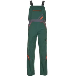Latzhose "VISLINE" - 98 - grün/orange/schiefer