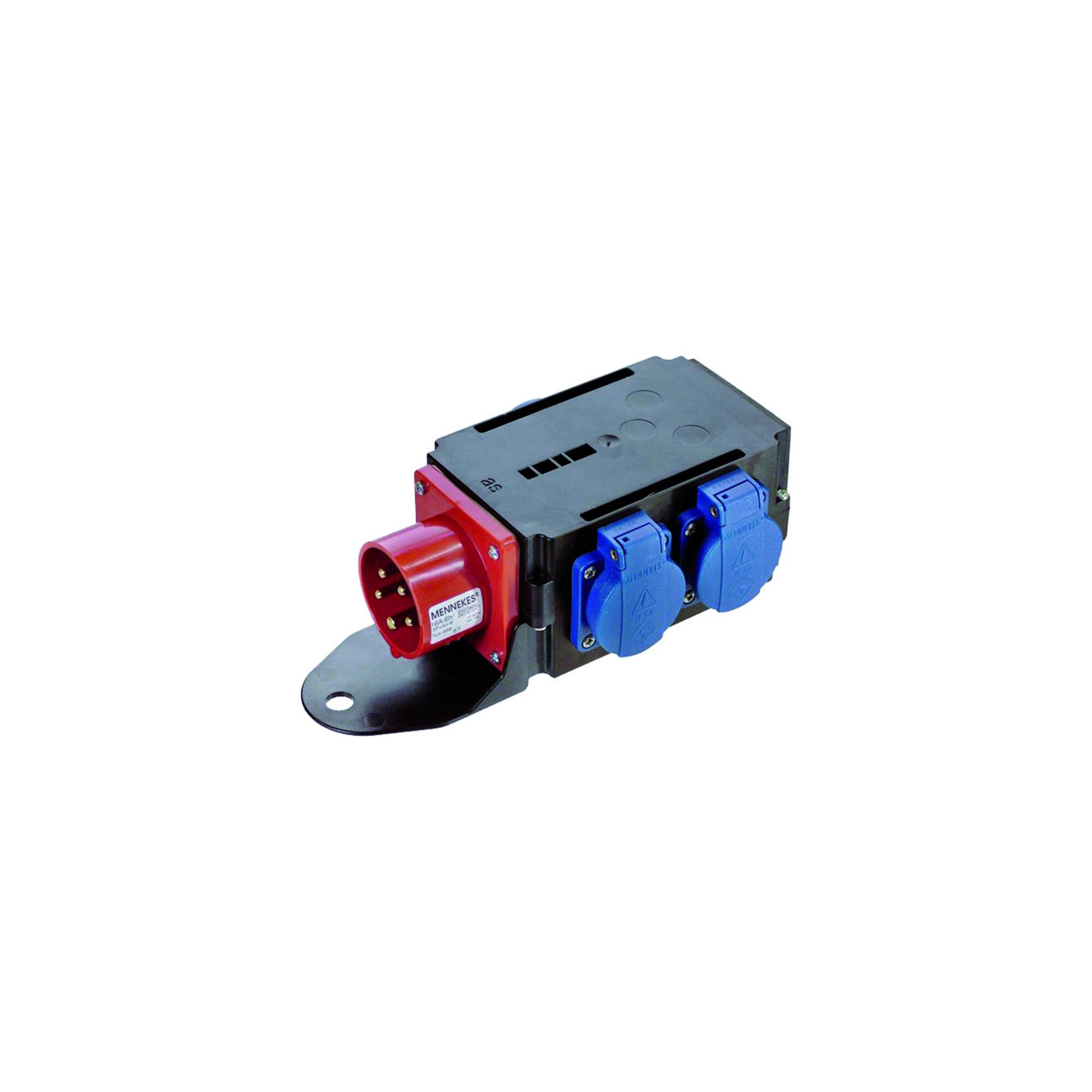 Bachmann CEE-Adapter 1xSt.16A 400V 3xSchu 349.028)
