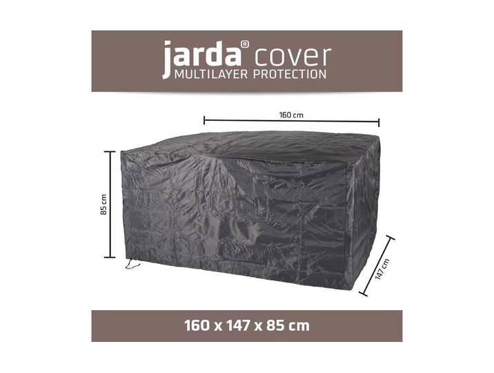 Abdeckhaube Cover Schutzhülle 160 x 147 x , grau (anthrazit), Polyester, Hüllen, Abdeckhaube