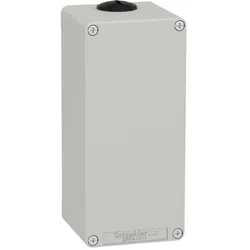 Schneider Electric XAPD34 Leergehäuse XAP, Metall, grau, ohne Bohrung, 80x175x77, M25