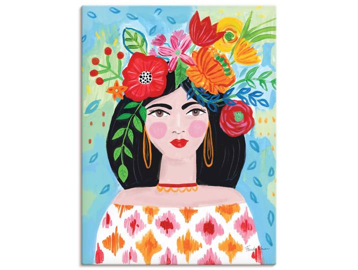Wandbild ARTLAND Boho Girl I , farbe bild(er): farbig, B:90cm H:120cm, Bilder, Wandbild, als Alubild, Leinwandbild, Poster, Wandaufkleber in verschied. Grössen