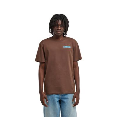 T-Shirt ELEMENT "Pleasure", Herren, Gr. XL, braun (java), Obermaterial: 100% Baumwolle., Shirts T-Shirt