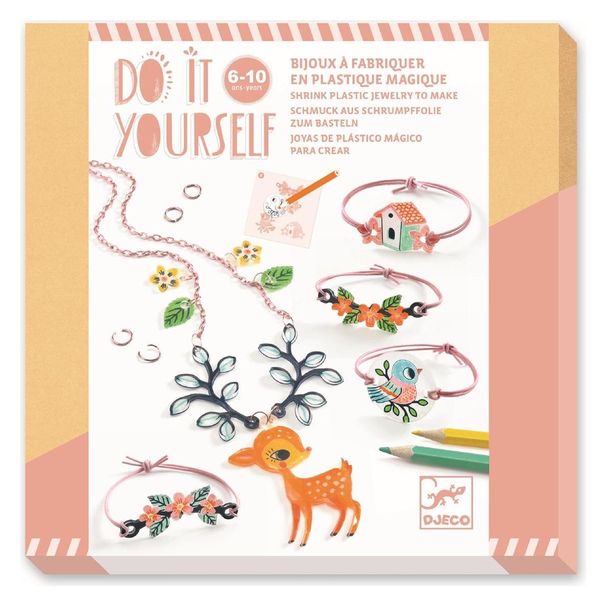 Djeco DIY - Schmuck aus Schrumpffolie Tiere (66286728)