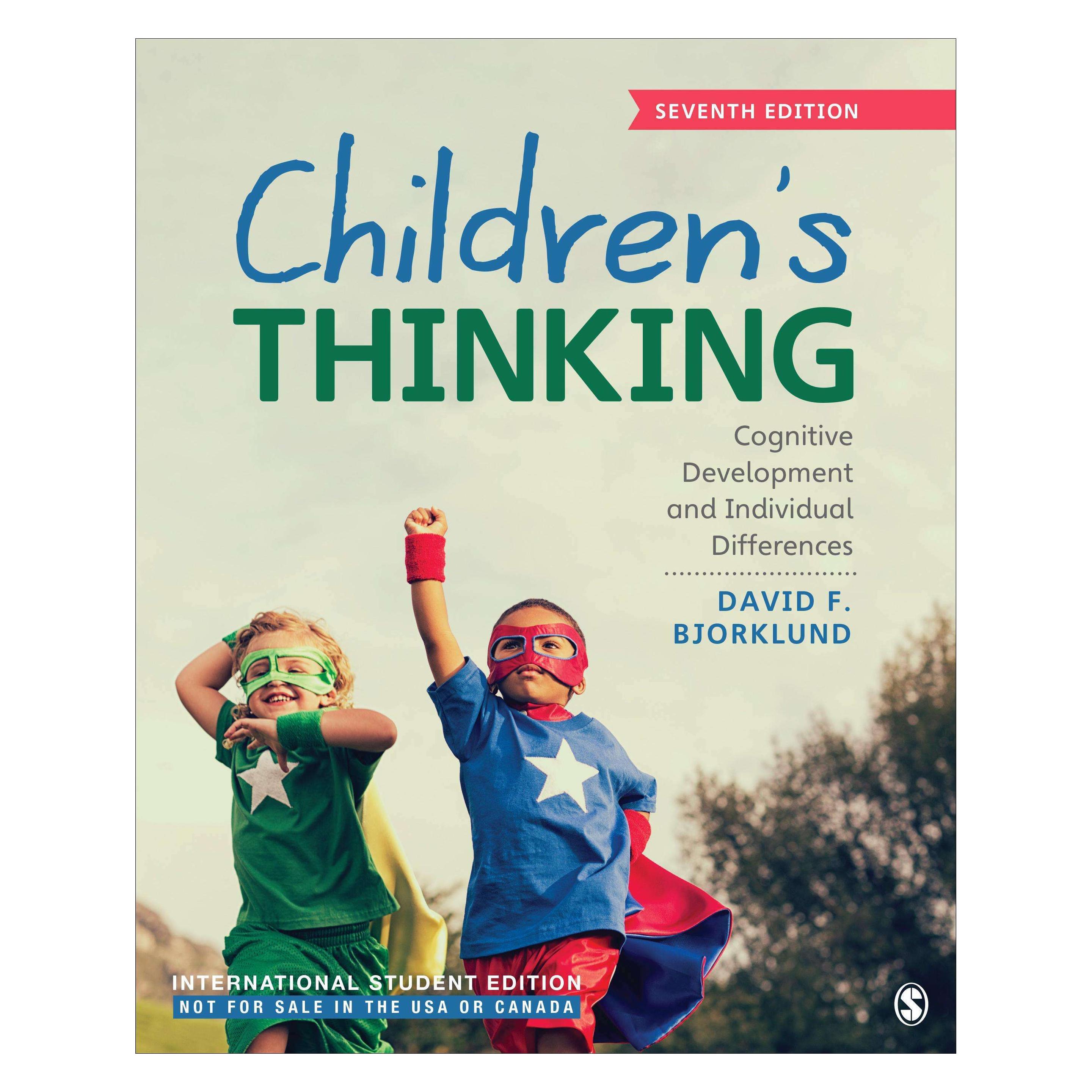 Sage Publications Children's Thinking - International Student Edition (Englisch, David F. Bjorklund) (44883539)