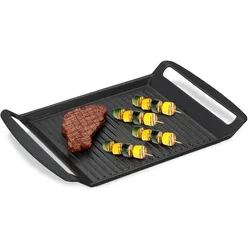Relaxdays Grillplatte Herd Anthrazit