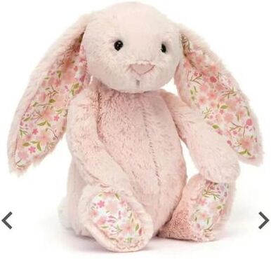 Uplift Treasures 30 Cm Easter Bunny Plush Toy With Strawberry Flower Ears e