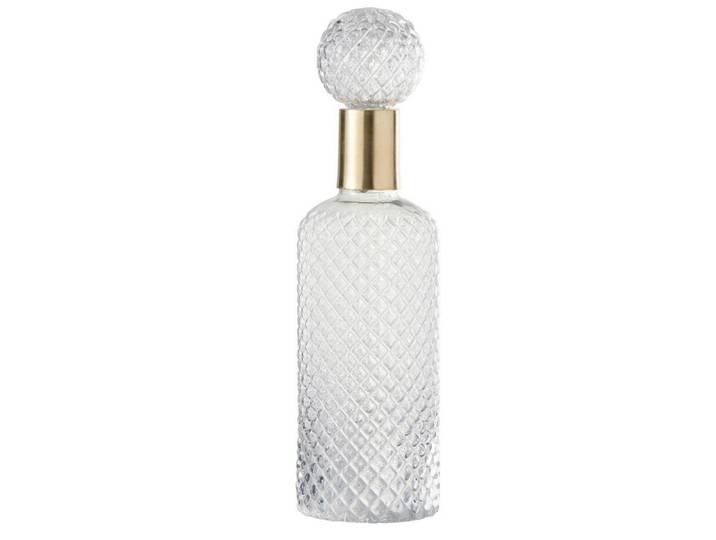Ambia Home Dekoflasche, Transparent, Glas, 10.5x10.5x38 cm, Dekoration, Dekoartikel
