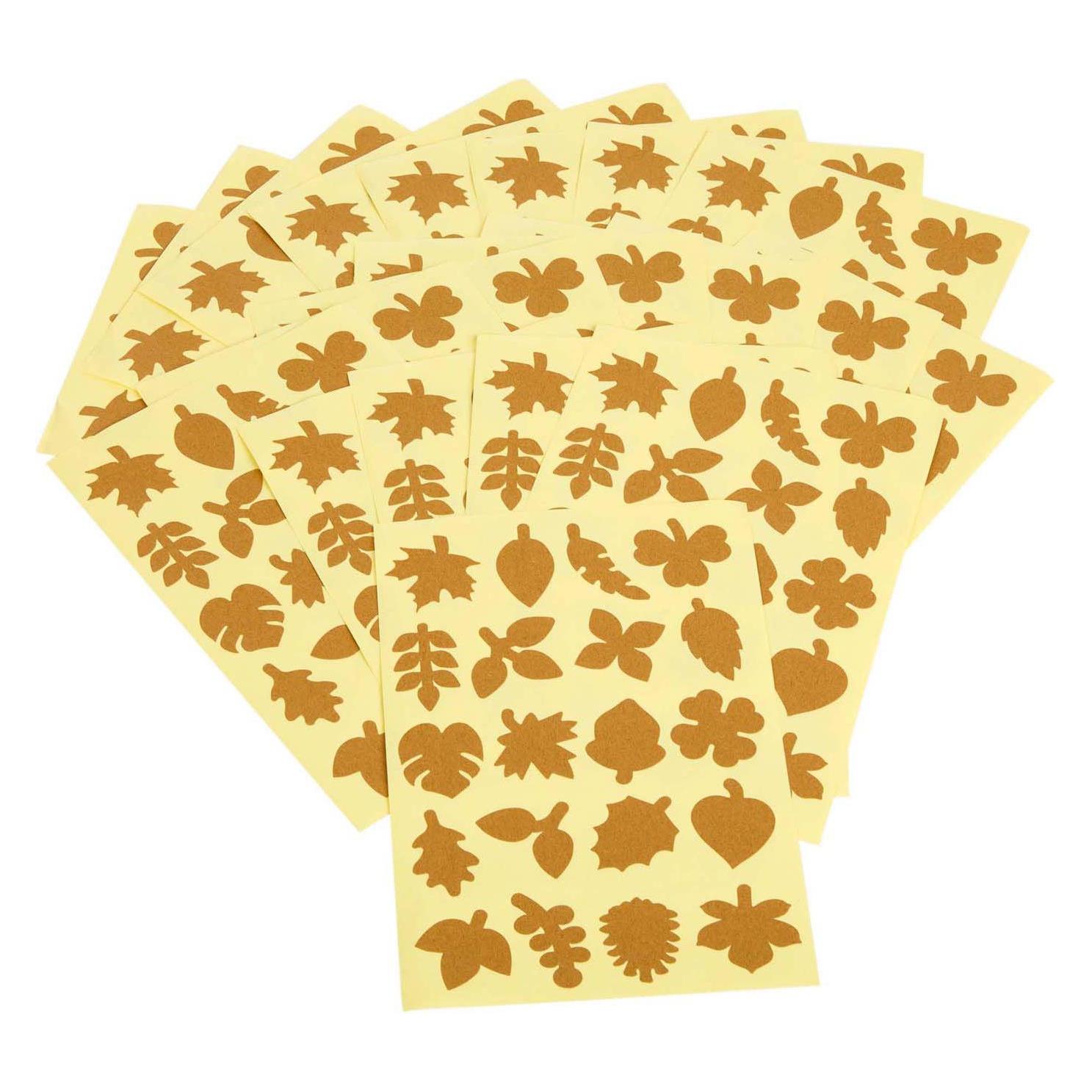 Colorations - Botanische Bastelaufkleber, 400 Stk. (400 Sticker) (60308193)