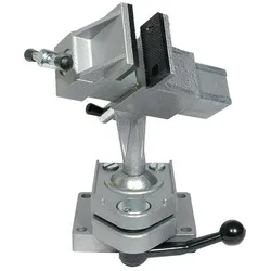 Unispann, Schraubstock + Zwinge, Feinmechanikerschraubstock Backen-B.80mm Spann-W.110mm Platte (110 mm)