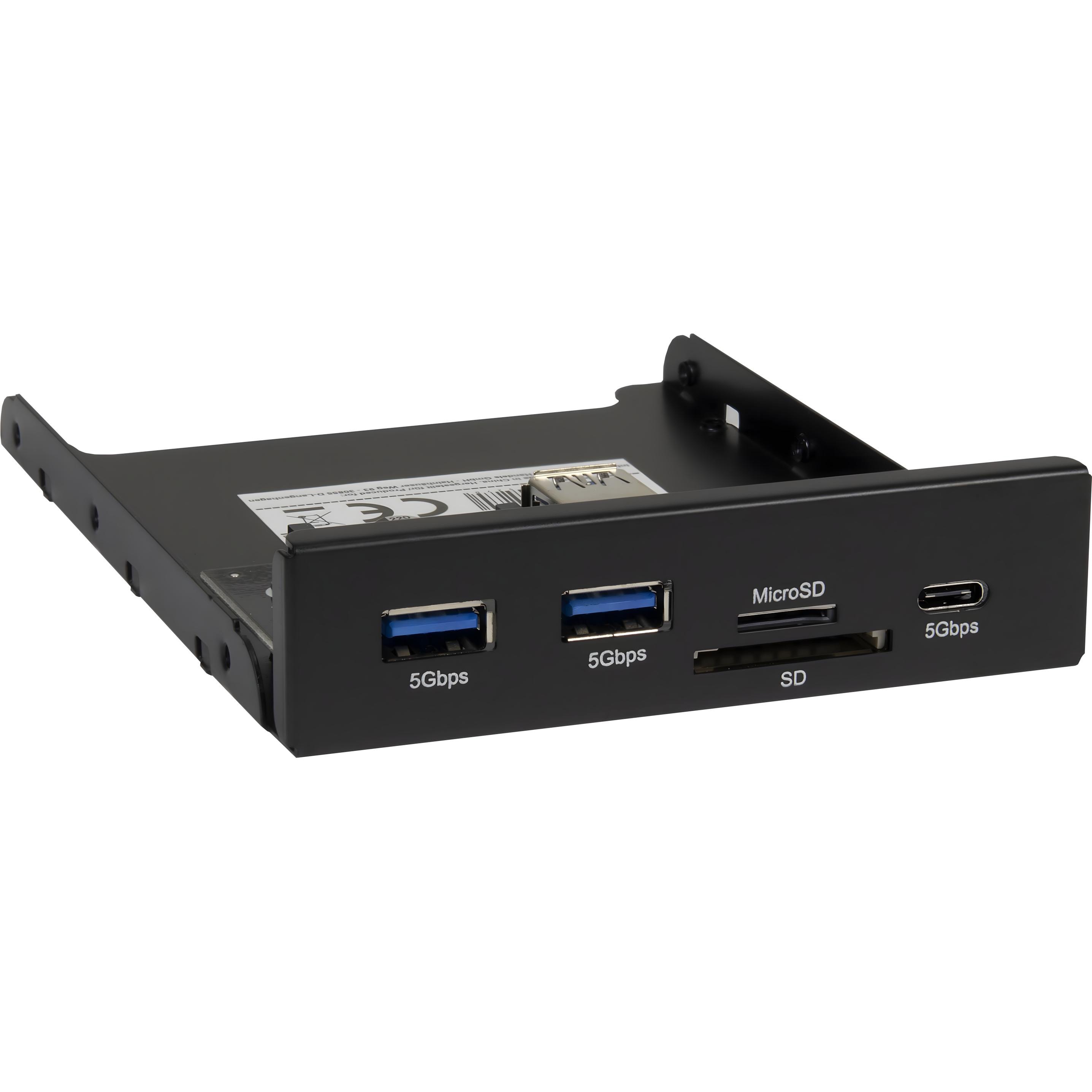 Inter-Tech Argus CI-21 Interner Cardreader für 3,5" Einbauschacht 88884141