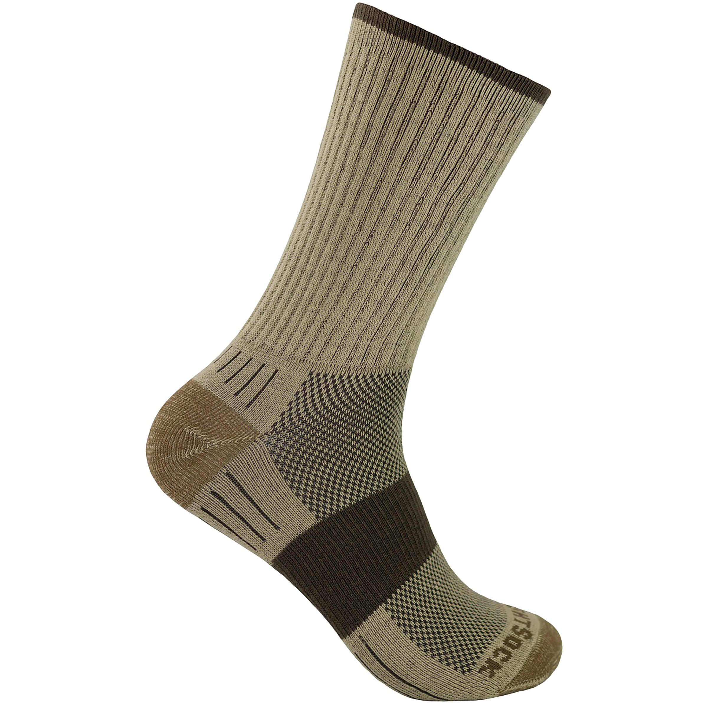 Wrightsock Escape Crew Socke Wandersocken oliv Größe 41.5 Camping Widerstandsfähig