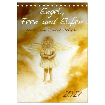 Engel, Feen und Elfen (Tischkalender 2027 DIN A5 hoch), CALVENDO Monatskalender
