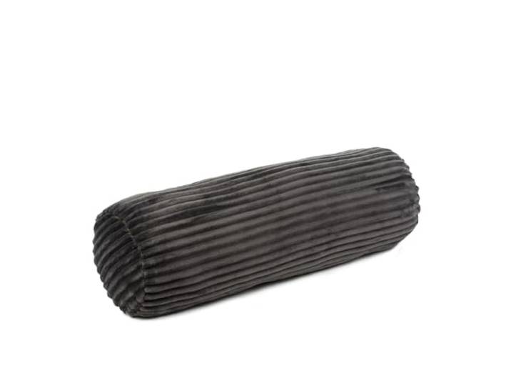 Gözze - Kuschelige Kissenrolle in Cord Optik, Ideal als Nackenstütze, 70 x 22 cm - Anthrazit