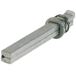 Hoppe VK Profilstift FEI-Spindel 4-KT.8x90mm Fe verz.geteilt