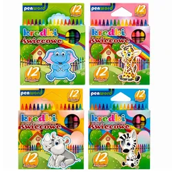 PENWORD Wachsmalstifte 12 Farben