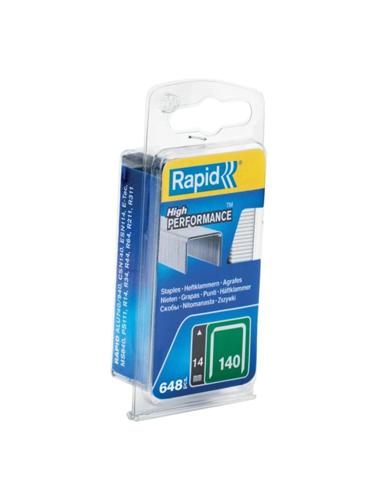 Rapid Staples 140/14 Galv 0.65M Blister