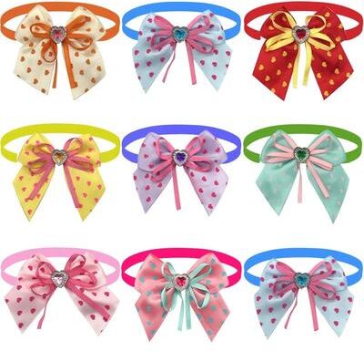 Inspired Finds Valentine Love Pet Bow Tie Set For Dogs & Cats 50pcs