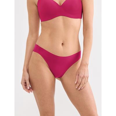 Minislip SLOGGI "ZERO Feel 2.0", Damen, Gr. M, berry, Single Jersey, Obermaterial: 76% Polyamid, 24% Elasthan, Unterhosen, nahtlos und unsichtbar