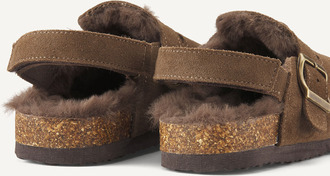 LA REDOUTE COLLECTIONS Mules sabots fourrées en cuir