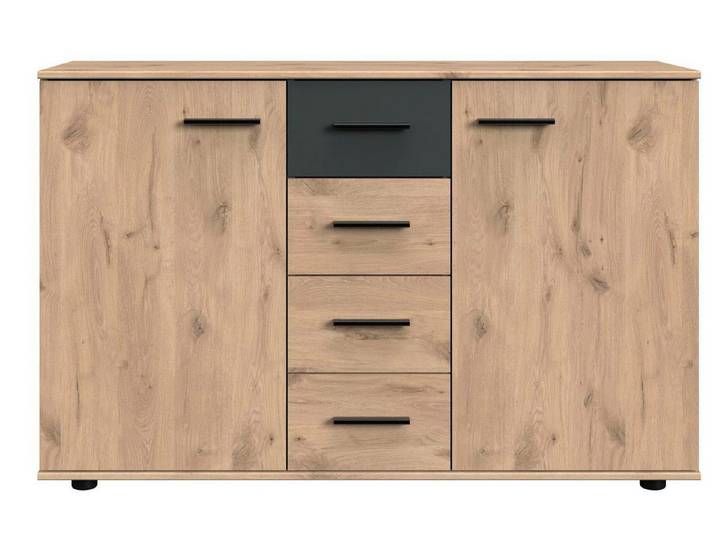 Wimex Kombikommode Budapest, 2-türig mit 4 Schubladen, 130cm breit