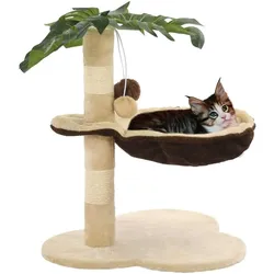 vidaXL Nicola (50 cm, Beige, Braun), Katzenbaum