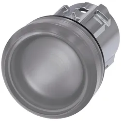 Siemens 3SU1051-6AA70-0AA0 Leuchtmelder, 22mm, rund, Metall, hochglanz, klar, Linse, glatt 3SU10516AA700AA0  - 5 Stück