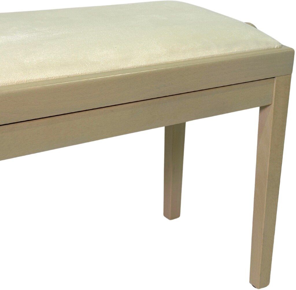 Discacciati 105 White Ash Piano Bench