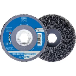 PFERD TOOLS COMBICLICK POLICLEAN PCLD Reinigungsvlies Ø 115x13 mm für grobe Reinigungsarbeiten - 44692273