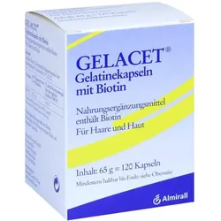 Gelacet Gelatinekapseln mit Biotin 120 St