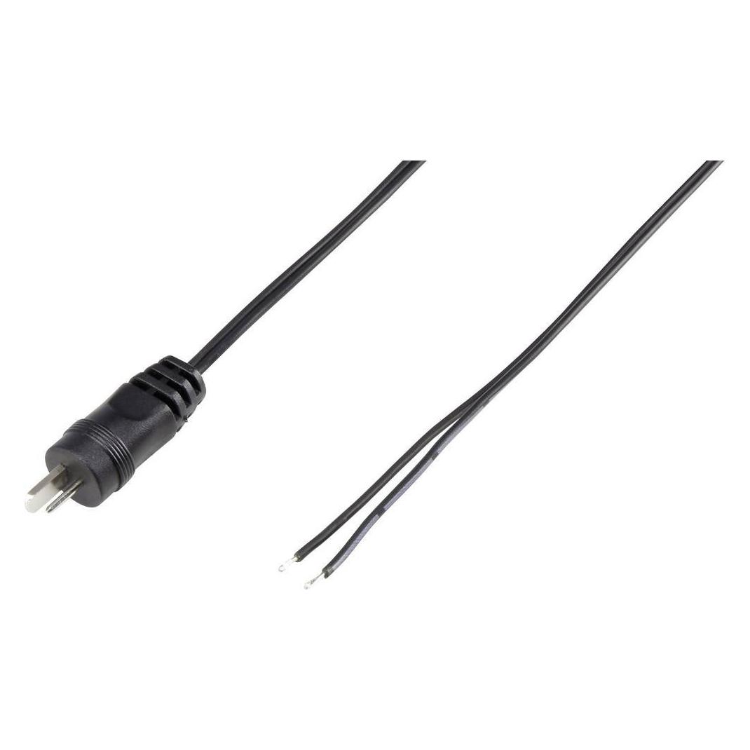 Voltcraft 93015c94 Lautsprecher-Steckverbinder Stecker, gerade Polzahl (num): 2 Schwarz 1 St. (93015c94)