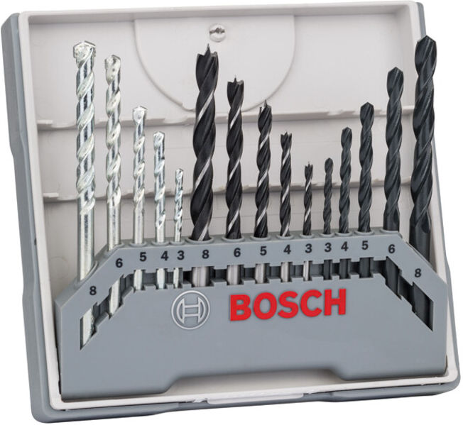Set de forets BOSCH, mixte, 3-8 mm, 3-8 mm, 3-8 mm, 3-8 mm (2607017038)