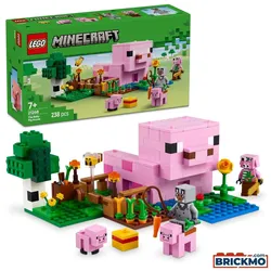LEGO Minecraft 21268 Das Babyschwein-Haus