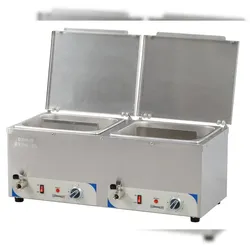 Doppelter wasserbeheizter Bain-marie-Würstchenwärmer CBMECS2 Casselin