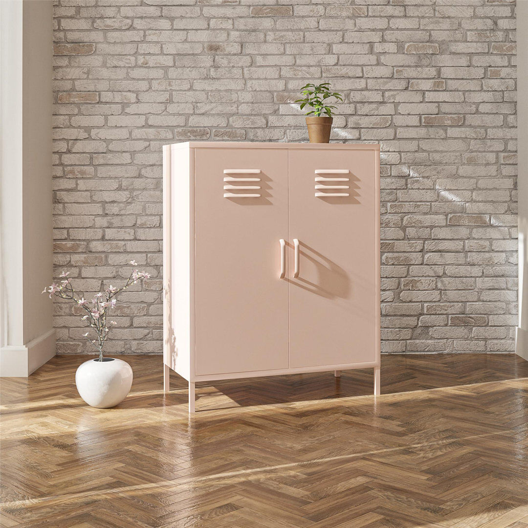 17 Stories Armi 80cm Sideboard Pink 102cm H X 80cm W X 40cm D