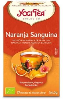 Yogi Tea Laranja Sanguínea 17 Infusões
