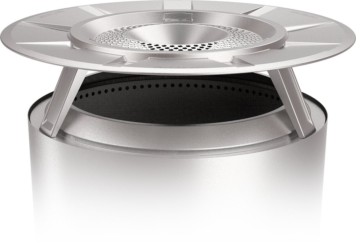 Solo Stove Yukon Warmteverspreider met 3 afneembare poten, 304 roestvrij staal, Diameter: 76 cm, Hoogte: 25,5 cm