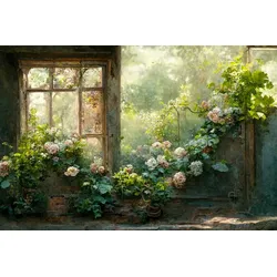 Acrylglasbild ROMANTIK GARTEN (BHT 120x80x1,80 cm) - BHT 120x80x1,80 cm