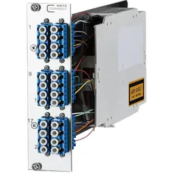 Metz Connect 1528S971061E OpDAT CM 6xLC-Q Keramik blau Pigtails OS2 eingelegt u.abgesetzt, Server Zubehör, Blau