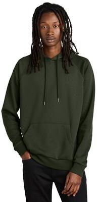 Allmade AL5000 Organic CVC Fleece Pullover Hoodie in Herb Green size Large