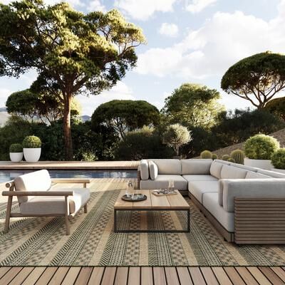 Nuloom Vail Modern Indoor/Outdoor Area Rug